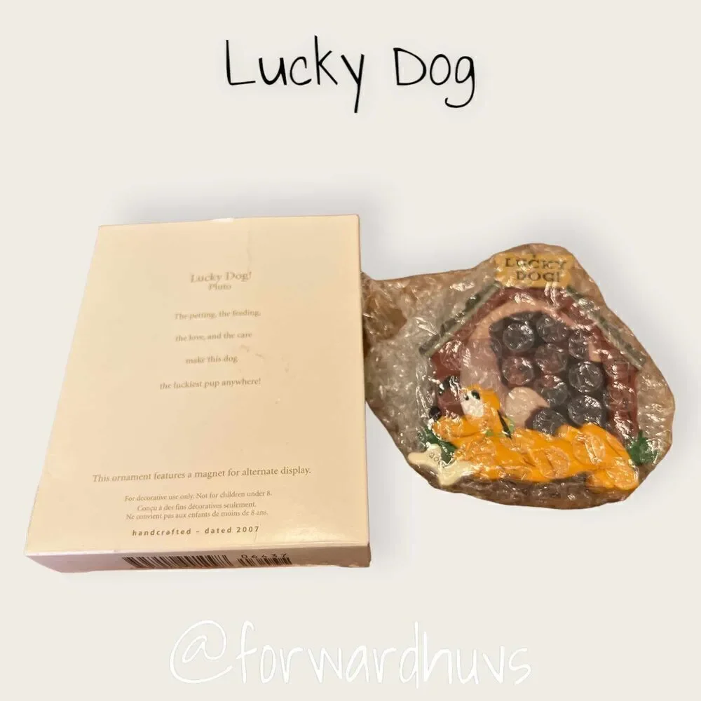 Bundle 3 for $15 [2007] Lucky Dog Pluto Photo Holder - Disney Hallmark Ornament